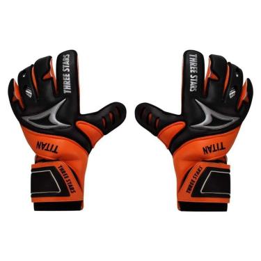 Imagem de LUVA DE GOLEIRO FUTEBOL THREE STARS TITAN-Unissex