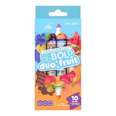 Imagem de Marcador Be Bold Duo Com Cheirinho Fruit Duas Pontas 5 Unidades Newpen
