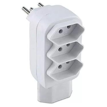 Imagem de Pino Multiplicador Tipo Benjamim Bipolar Force Line - 4 Tomadas