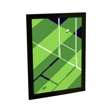 Imagem de Quadro Decorativo Futebol Americano Ilustração Minimalista Decoração Poster Quarto Sala