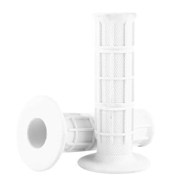 Imagem de Guia de silicone GRCFUMO, garça de motocicleta Grips, garras manuais de faixa de grade, garotas de motocicleta de borracha anti -skid para direção segura (Branco)