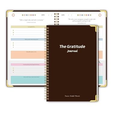 Imagem de Kamoy The Gratitude Journal for Women, Men - Daily Guided Journal for Happiness, Affirmation, Mindfulness, Reflection & Self Care - Undated (Beige)