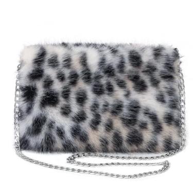 Imagem de LA CARRIE Bolsas transversais de pele sintética para mulheres, bolsa de ombro, alça de ombro, Estampa de leopardo preto, One Size