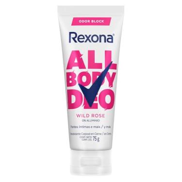 Imagem de Rexona All Body, Desodorante Corporal em Creme, Para o Corpo Todo, Wild Rose 75g