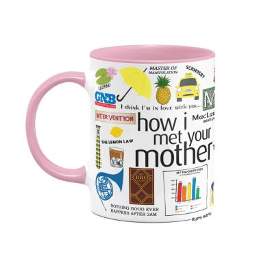Imagem de Caneca Icons Moments - How i met your mother - B-pink