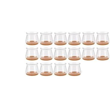 Imagem de Kit 16 Peças Protetor Para O Pé Da Cadeira Mesa De Silicone(QUADRADO 3,5 CM)