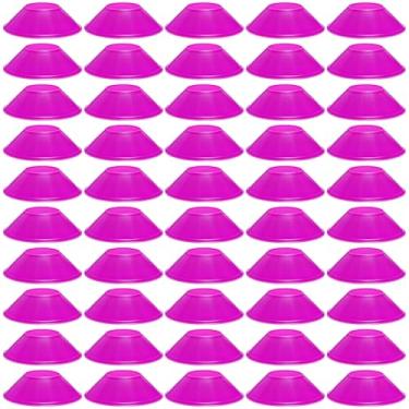 Imagem de wlilupah 25 Pçs Mini Cones de Futebol para Esporte Agilidade Disco Cones Treinamento para Exercícios de Agilidade Esportes Futebol Basquete Futebol Basquetebol Exercícios (Roxo)