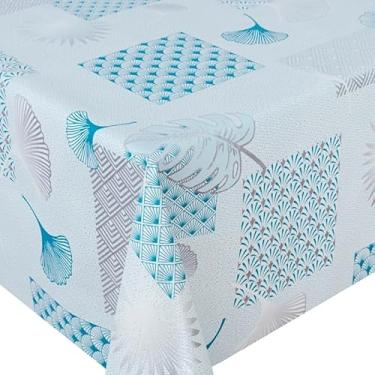 Imagem de Toalha de Mesa Cozinha de Plástico PVC Térmico Para 4 6 e 8 Lugares Várias Estampas Impermeável(MODERNA,4 Lugares)