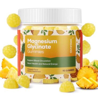 Imagem de Suplemento Gomas de glicinato de magnésio DREAVIO 400 mg 90 ct