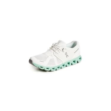 Imagem de On Tênis feminino Cloud 5, Branco não tingido/riacho, 40