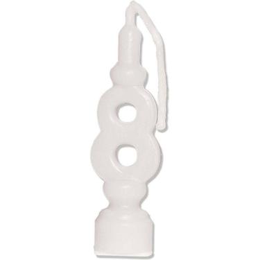 Imagem de Vela Para Aniversario N.08 Branca