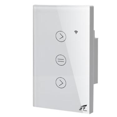 Imagem de Interruptor Inteligente Canal Wi-fi Interruptor De Cortina Smart Touch Wi-fi Alexa Google Home SA-368CT