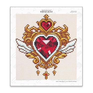 Imagem de forever young Minigem Kits de arte de diamante pequeno para iniciantes, kits de pintura de diamante em tela gótica para adultos, mini kits de arte de diamante de contas redondas para adultos 20 x 21