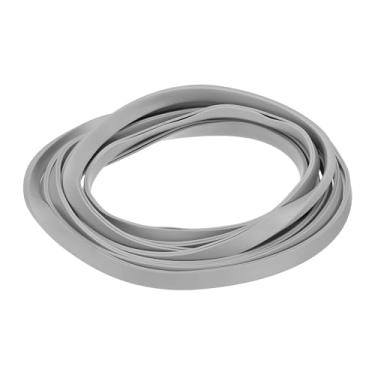 Imagem de YOKIVE Acabamento de borda de canal U de borracha, tira de vedação de porta em forma de U, ajuste de borda de 9,5 cm | Protetor de borda de metal ótimo para portas de carros, chapa metálica (cinza, 3