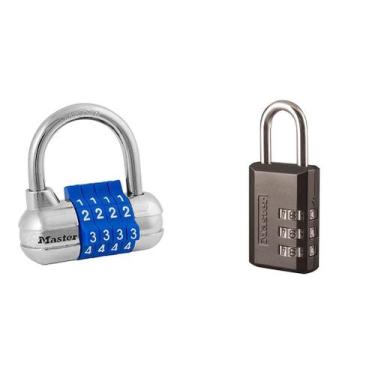 Imagem de Conjunto de cadeados combinados Lock Master Lock 1523D e 647D