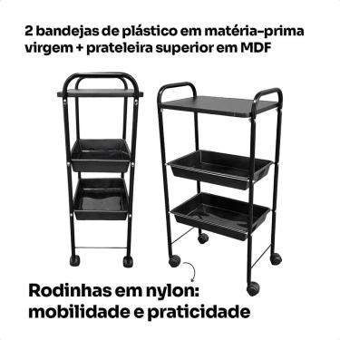 Imagem de Kit Completo Clínica Estética: Maca Mocho Escada e Carrinho