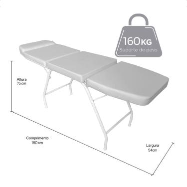 Imagem de Kit Completo Clínica Estética: Maca Mocho Escada e Carrinho