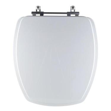 Imagem de Tampa Vaso Sanitário Madeira Laqueada Thema Branco para bacia Incepa -