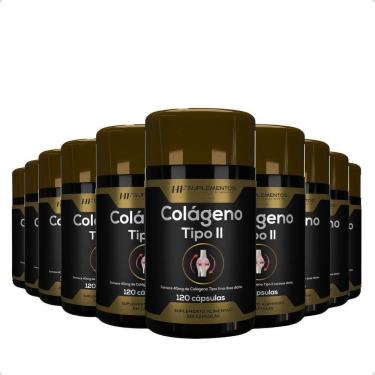 Imagem de 10X Colágeno Tipo Ii 120 Cápsulas Hf Suplementos