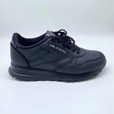 Imagem de Tênis Unissex Olympikus Jogging 100 Casual Conforto Obtn068, Preto, 42