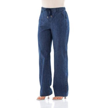 Imagem de Calça Jeans Feminina Arauto Wide Leg Leve