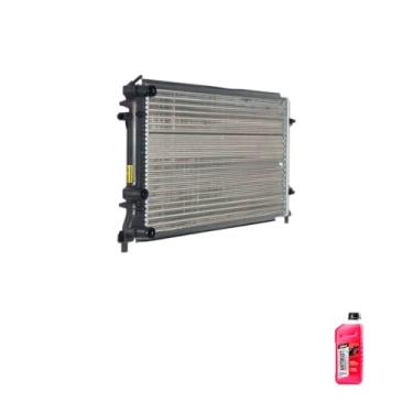 Imagem de Kit Radiador VW Jetta/Fusca 2.0 8/16V 2011/2017 + Aditivo DNK Rosa Concentrado