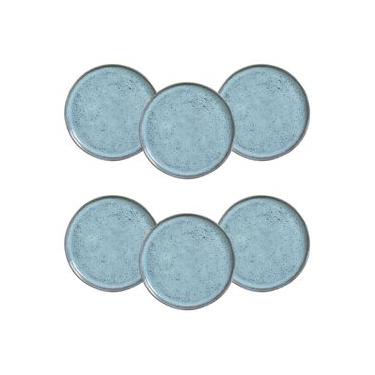 Imagem de Conjunto de Pratos para Pão Porto Brasil Bio Breeze - 6 Peças