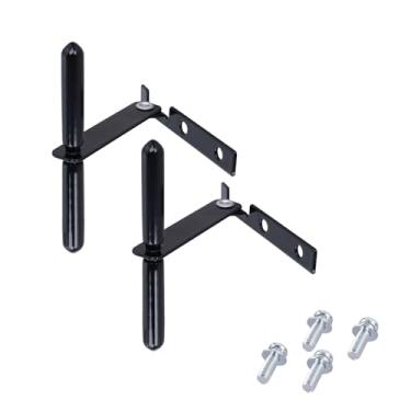 Imagem de Qagea Trava de porta de geladeira para trailer, trava de viagem para geladeira serve para espaçamento de orifício de 1-3/40.6 cm (2 peças)