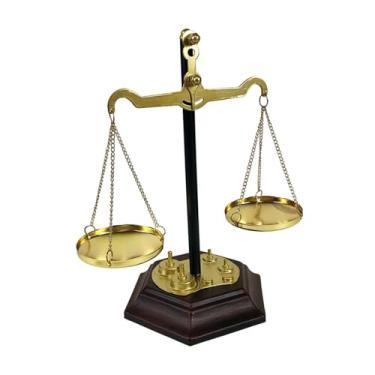 Imagem de Vaveren Expositor de joias Libras, decoração para escritório de advocacia, artesanato, balança da justiça para estante, presente de boas-vindas, corredor, Style B