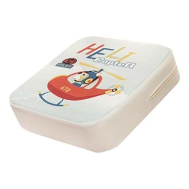 Imagem de Luwecf Assento elevatório para cadeira de cozinha, almofada elevatória com alças ajustáveis ​​para meninos e meninas, Helicóptero, 40cmx40cmx10cm