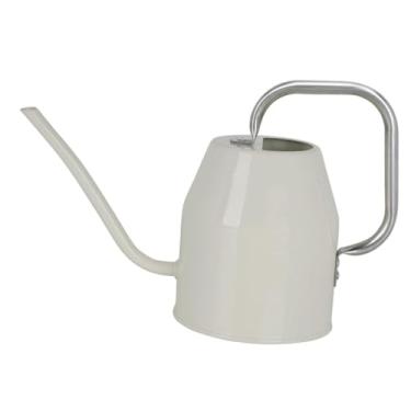Imagem de Generic Regador de 1 litro com boca larga, cabo ergonômico, branco, ideal para plantas de casa, jardim e hortaliças.