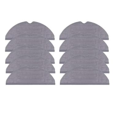 Imagem de Panos de limpeza compatíveis com o aspirador robô Roborock S8 S8+ S8 PLUS S8 Pro Ultra G20. Inclui panos de limpeza duplos e acessórios para esfregão vibratório.(10 PCS)