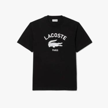 Imagem de Camiseta Lacoste em Algodão com Estampa Assinada Masculina-Masculino