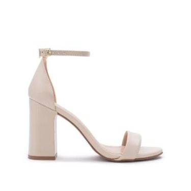 Imagem de Sandália Feminina Salto Alto Lia Line 2318V25.71676 Nude-Feminino