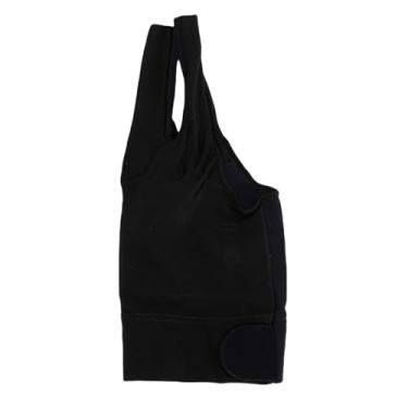 Imagem de Luva de piscina de bilhar de 3 dedos profissional respirável antiderrapante luva esportiva para mão direita para homens e mulheres (Preto)