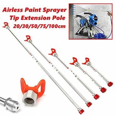 Imagem de 20/30/50/75 / 100cm pulverizador pulverizador haste ar illess pistolas de tinta pólvora ponta de extensão da ponta para a máquina de pulverização de Wagner(20cm)
