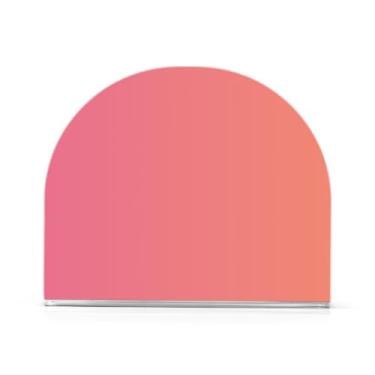 Imagem de Porta-guardanapos rosa gradiente para cozinha, pacote com 2 porta-guardanapos para banheiro, porta-guardanapos de plástico