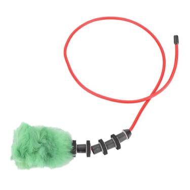 Imagem de AMONIDA Barril de Paintball de lã de 3 Cores Puxa Através da Corda de Limpeza da Corda do Rodo Leve e de Alta Qualidade para Entusiastas de Paintball de Barril Totalmente Limpo, Adequado para (Verde)