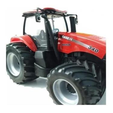 Imagem de Trator Brinquedo Miniatura Magnum Case 340 Agriculture - Usual, Vermel