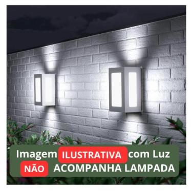 Imagem de Arandela de Parede Area Externa Moderna com Bocal E27 Genova 5 vidros 