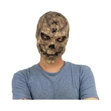 Imagem de Máscara De Caveira De Terror De Halloween Assustadora, Capacete De Lát