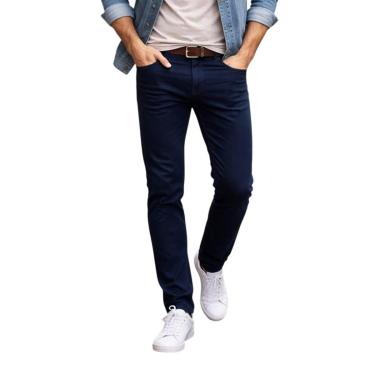 Imagem de Calça Jeans Masculina Dudalina Slim Classic Marinho - 910131-Masculino