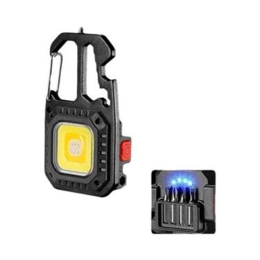 Imagem de Lanterna LED COB Recarregável Com 8 Modos, Portátil E De Alta Luminosi