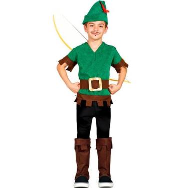 Imagem de Fantasia Robin Hood Infantil Menino de Luxo Completa - Fantasias Carol