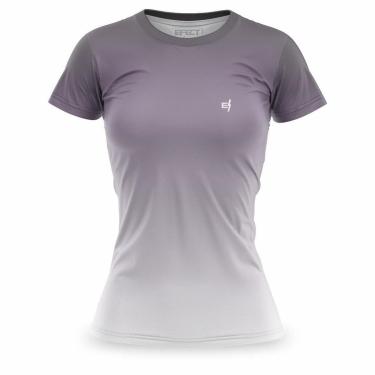 Imagem de Camiseta Feminina Academia Estampa Degradê Gola Redonda-Feminino