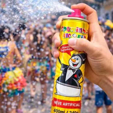 Imagem de Espuminha De Carnaval neve Artificial Espuma Da Alegria - Espuminha da