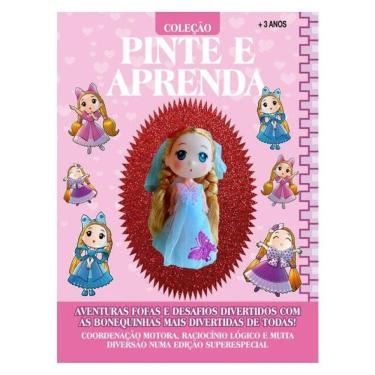 Imagem de Coleção Pinte E Aprenda Bonequinhas - Fofuchas Encantadas