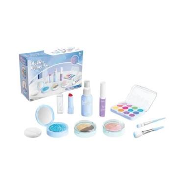Imagem de Conjunto De Maquiagem De Brinquedo Para Meninas De 3 a 6 Anos, Kit De 