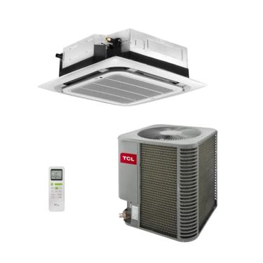 Imagem de Ar Condicionado Cassete 4 Vias 24000 BTUs Inverter Split Tcl Quente e Frio R32 220V