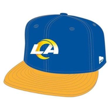 Imagem de BONE 9FIFTY ORIGINAL FIT SNAPBACK ABA RETA LOS ANGELES RAMS CLASSIC ABA RETA SNAPBACK ROYAL NEW ERA-Masculino